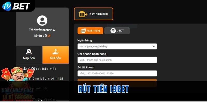 Rút tiền i9bet